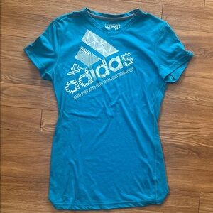 Adidas Teal Graphic Tee